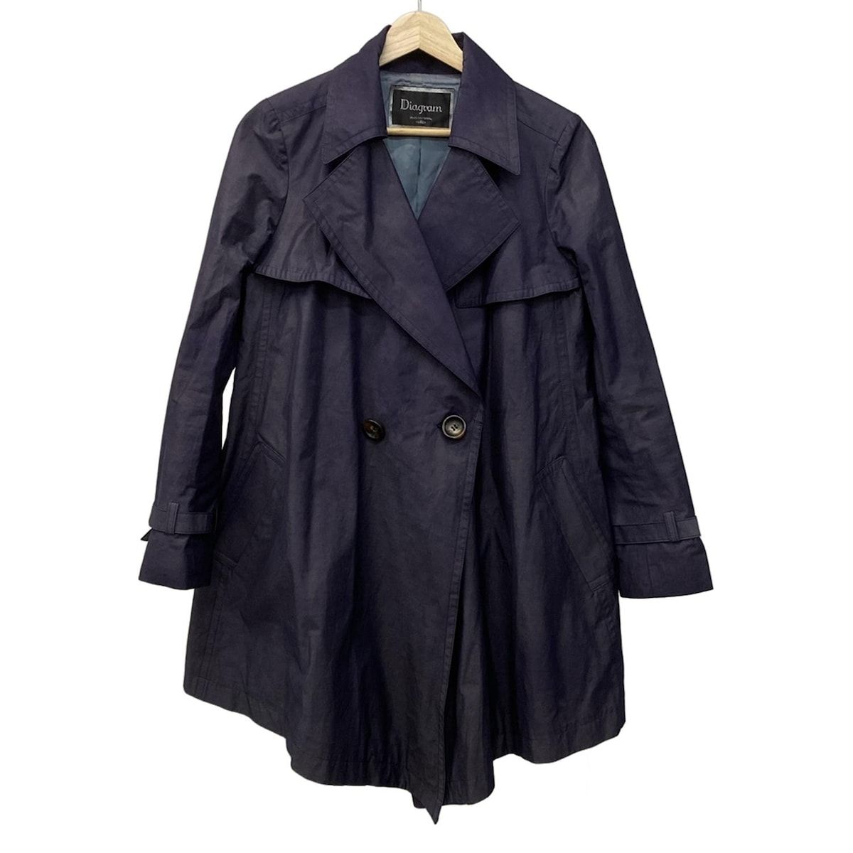 Diagram GRACE CONTINENTAL ダイアグラム コート サイズ38 M レディース - パープル 春 秋物