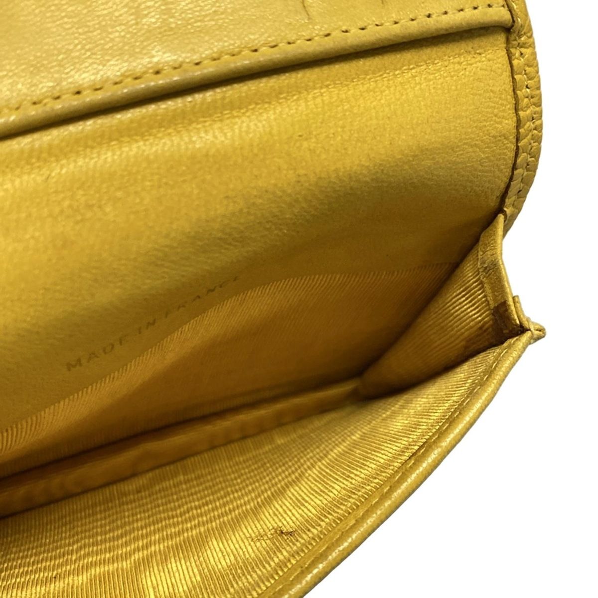 送料無料! CHANEL シャネル カードケース - イエロー ココマーク