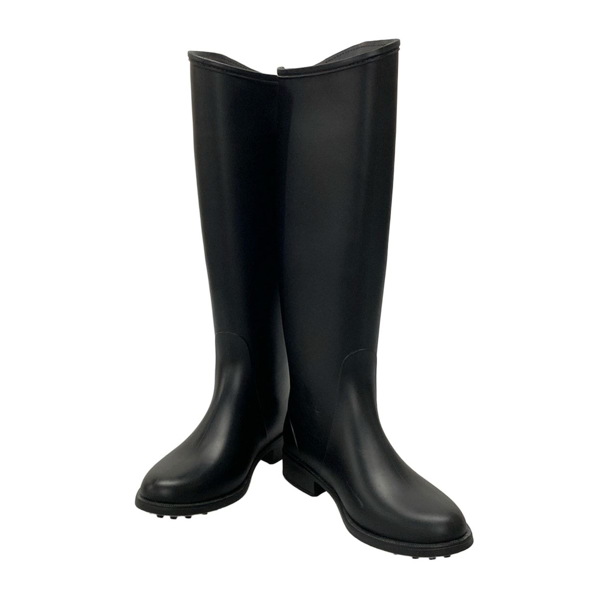 FERRAGAMO SalvatoreFerragamo サルバトーレフェラガモ レインブーツ 6 - 黒 ガンチーニ