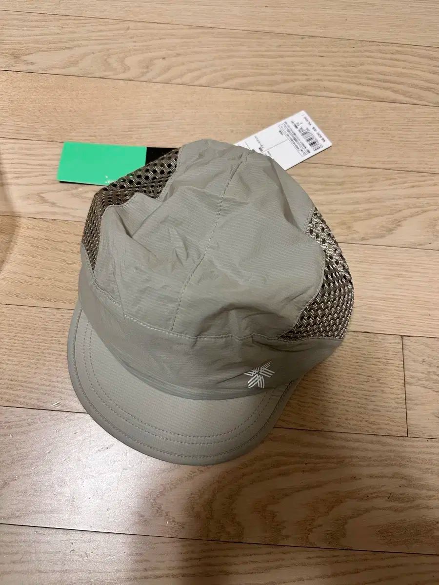 ゴールドウィン コンパクト ラン メッシュ キャップ ランニング 帽子 - フォグ ベージュ