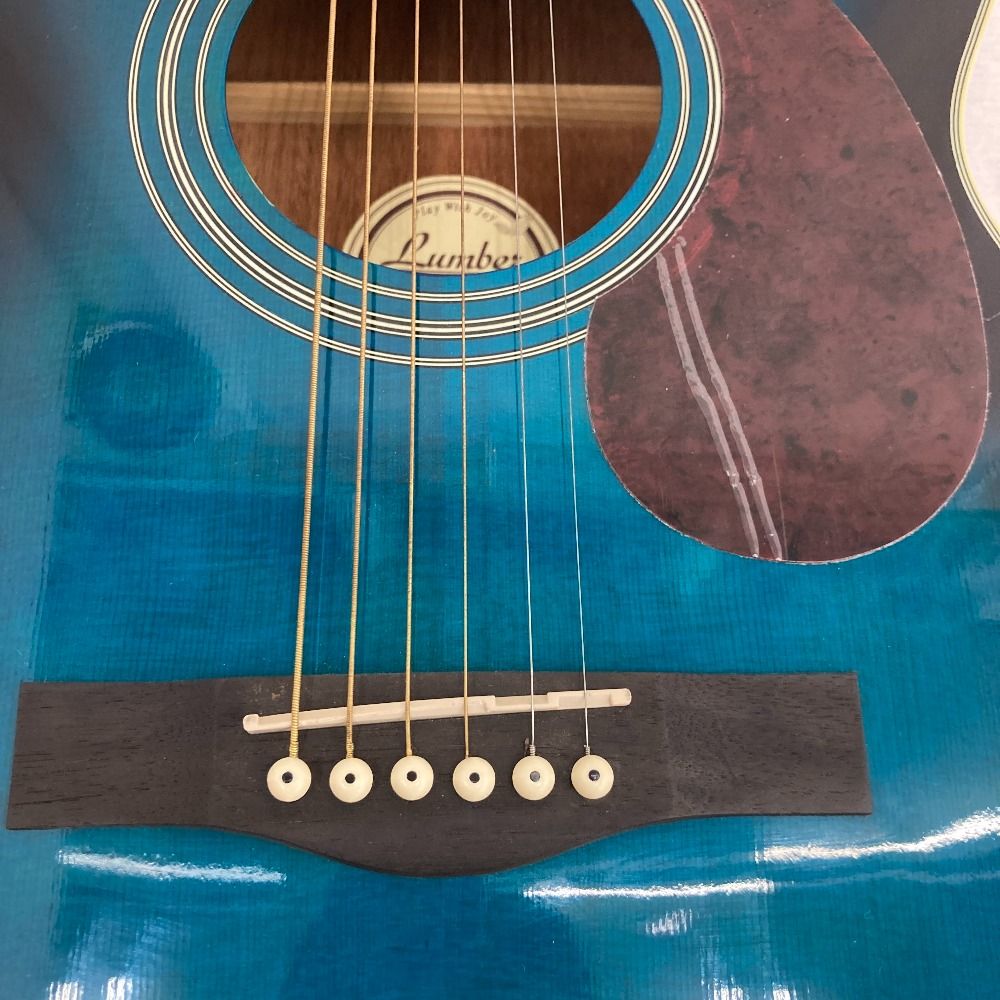さ*ら様 【美品】Lumber アコースティックギター 青　品番 LF3BLS 03w21038 島村楽器 Lumber ランバー アコースティックギター