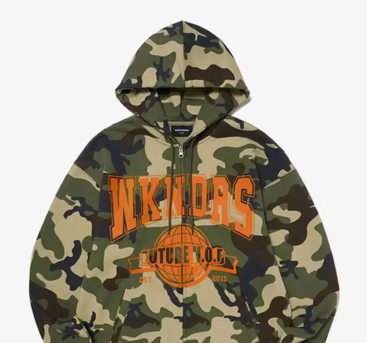 BOYNEXTDOOR ボイネク RIWOO リウ カモフラ フードジップアップ WHO WKNDRS ウィークエンダーズ