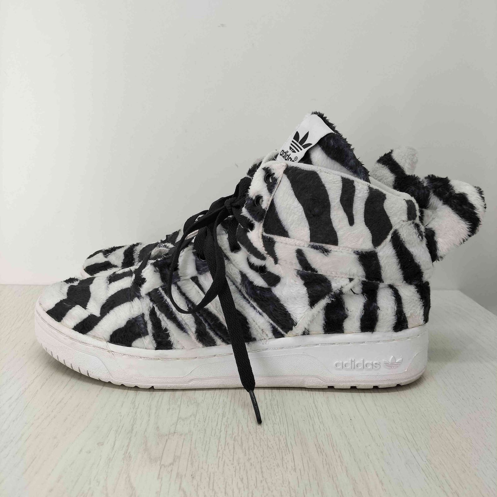 ジェレミースコット JEREMY SCOTT ホワイト タイガー ハイカットスニーカー メンズ JPN 27.5