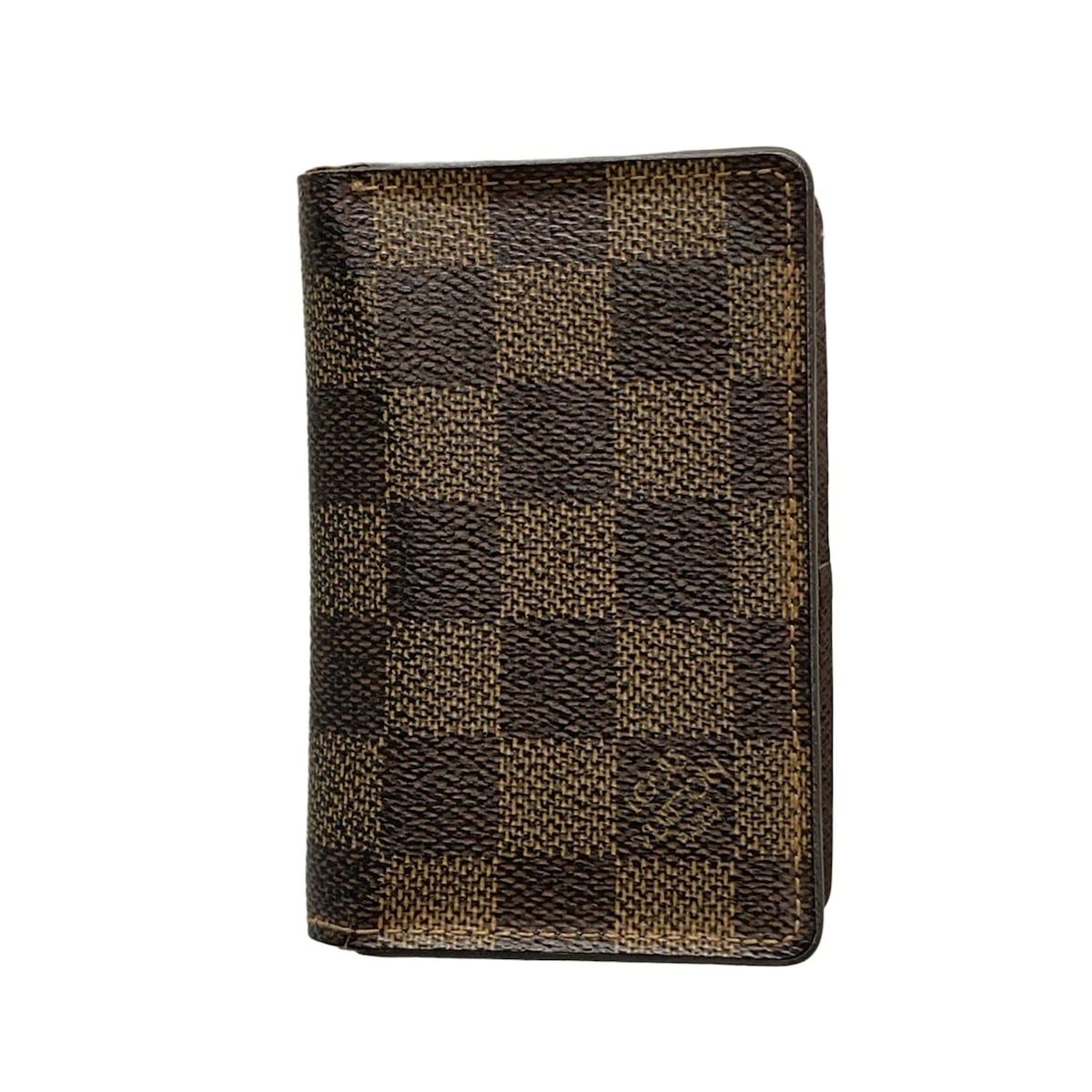 LOUIS VUITTON ルイヴィトン カードケース ダミエ オーガナイザー ドゥ ポッシュ N61721 エベヌ