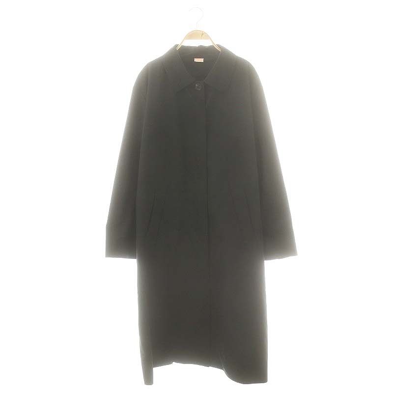 【中古】メゾンエウレカ MAISON EUREKA 061 RAIN COAT レインコート ステンカラー F 黒 /MI ■OS ■SH レディース メゾンエウレカ MAISON EUREKA 061 RAIN COAT レインコート ステン