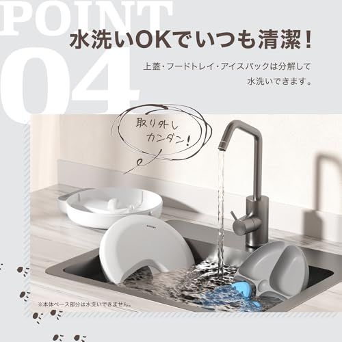 イツワペット pokopo wet mini 自動給餌器 ウェットフード ポコポ 給餌量最大120g 犬 猫 小動物 給餌回数最大4回 時間設定1分単位 タイマー 乾燥剤BOX 電池式 コードレス PKPFLT1 a3ba2722 WWW_OPDRERGINERDOGAN_COM