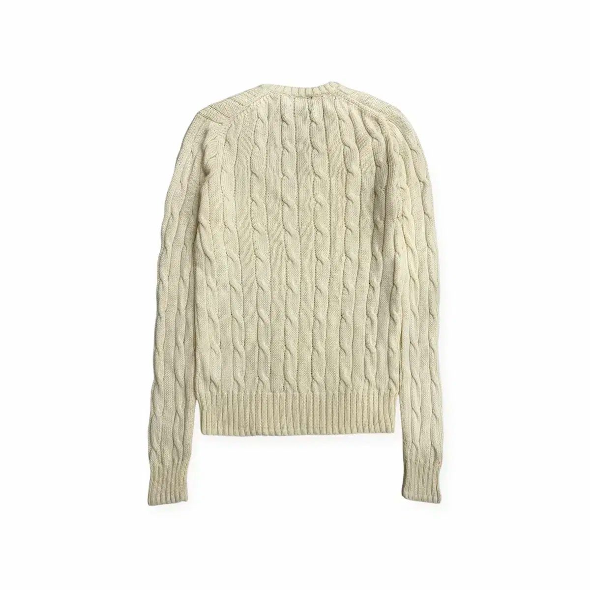  POLO RALPH LAUREN ポロラルフローレン レディース ウィメンズ Vネック ケーブル編み アイボリー ニット s 長袖 ニット セーター