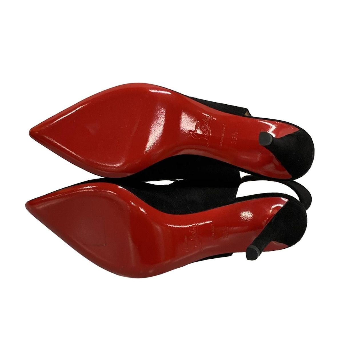  クリスチャンルブタン サンダル 36 1 2 - 黒 リボン サンダル サンダル ミュール