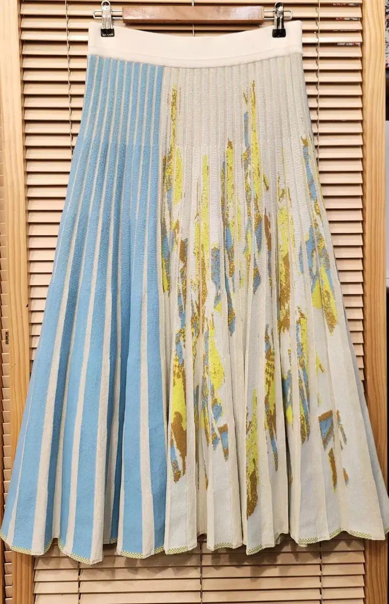 LATT by T ニット プリーツシャーリング ロング丈スカート GULLKHAN_COM