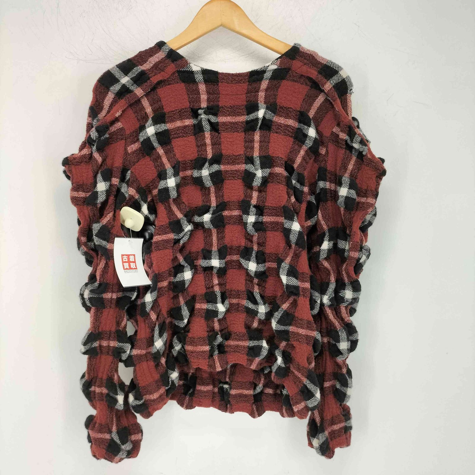 イッセイミヤケ ISSEY MIYAKE RHYTHM CHECK TOP レディース JPN 2