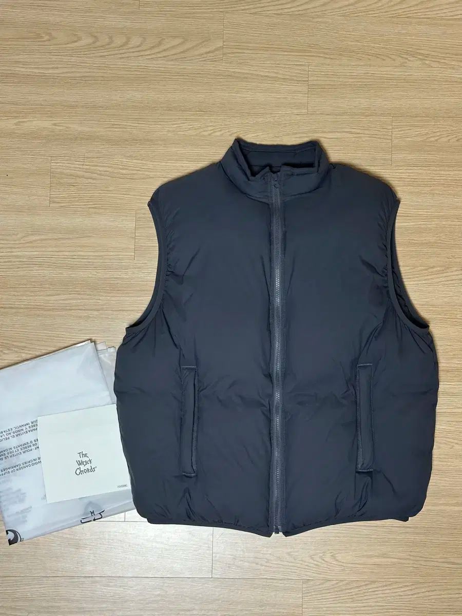 wreckchords ダウン ベスト グレー 3 サイズ wreckchords