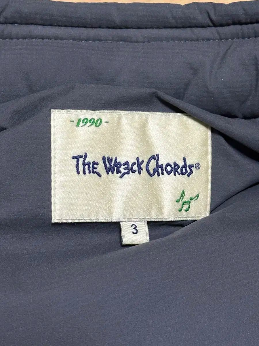 wreckchords ダウン ベスト グレー 3 サイズ