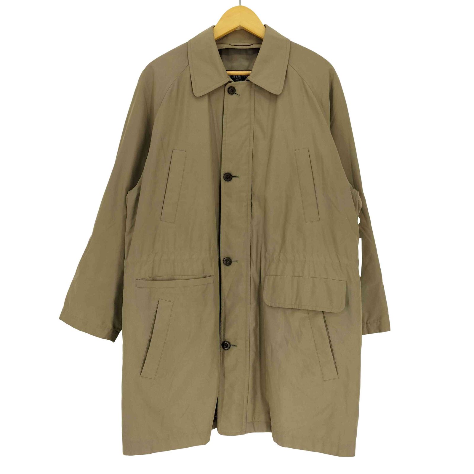バーバリーズ BURBERRYS 80-90S 英国製 比翼 ステン コート メンズ import M