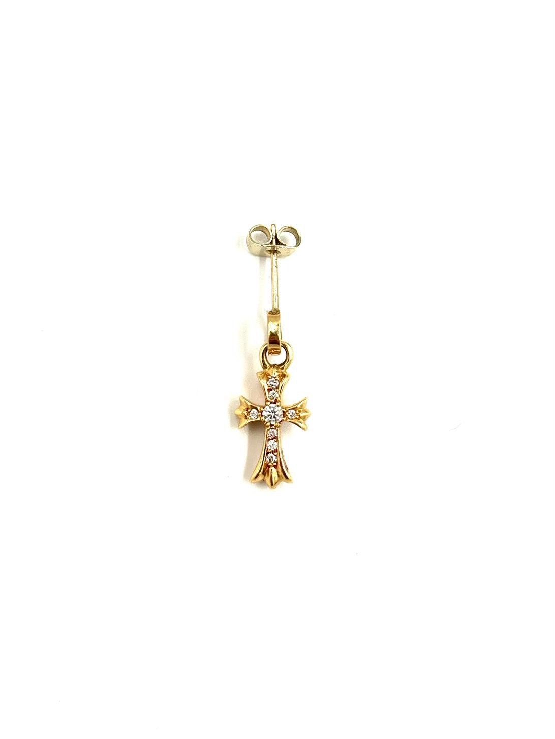 CHROME HEARTS CH CROSS BABY FAT PC/DMND/22K Authentic [Chrome Hearts] CH CROSS BABY FAT EARRING 2025年最新CHROME HEARTS ワッペン・飾り素材の人気アイテム - メルカリ
