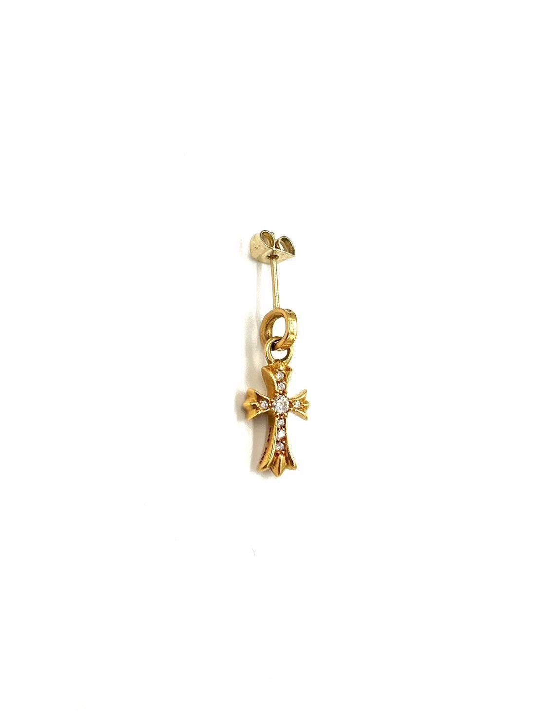 CHROME HEARTS CH CROSS BABY FAT PC/DMND/22K Fat Cross Earring Chrome Hearts Dangle Earring アクセサリー Chrome 2025年最新CHROME HEARTS ワッペン・飾り素材の人気アイテム - メルカリ