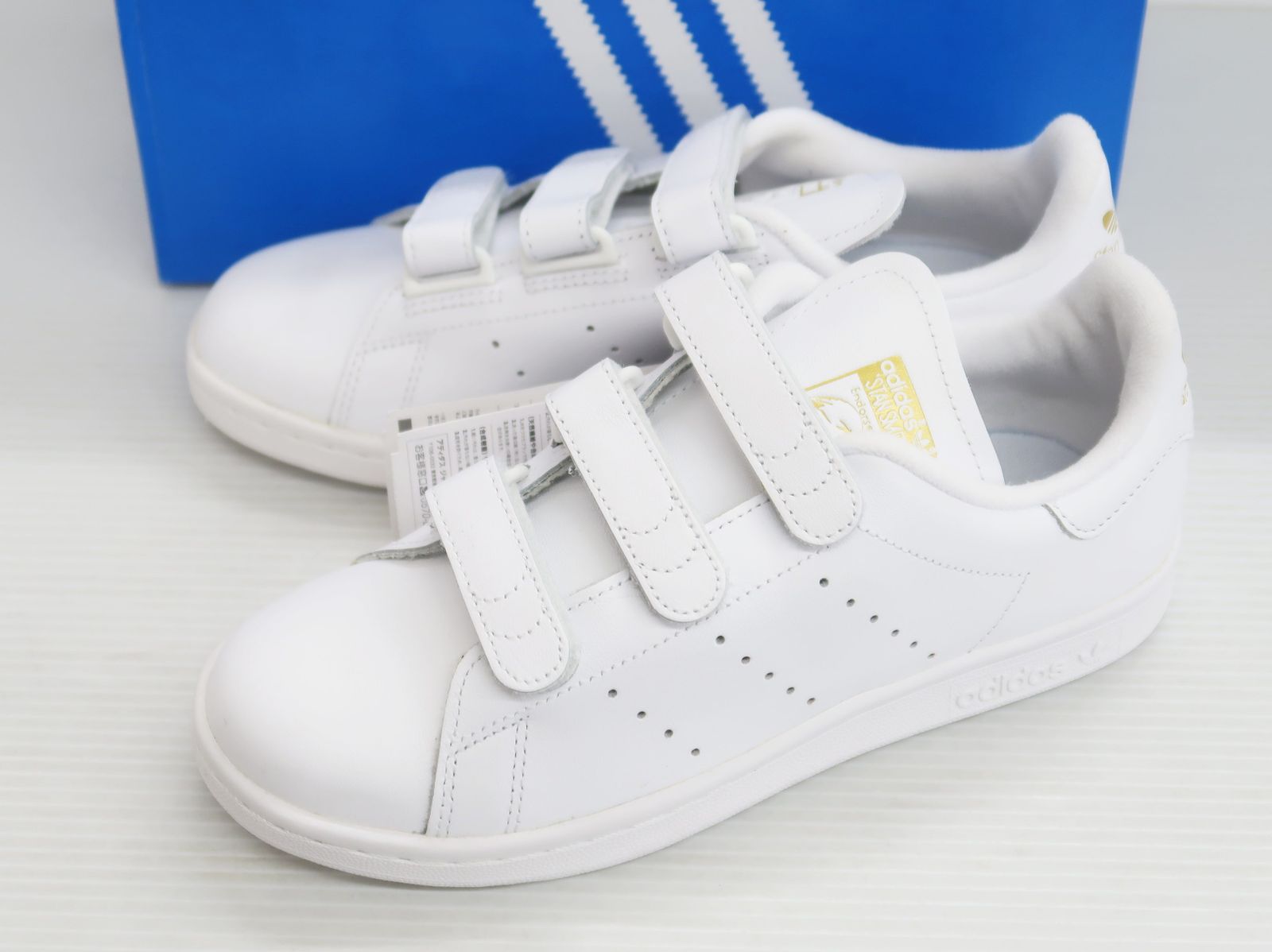 adidas アディダス STAN SMITH CF スタンスミス S75188 ベルクロ スニーカー 22.5㎝