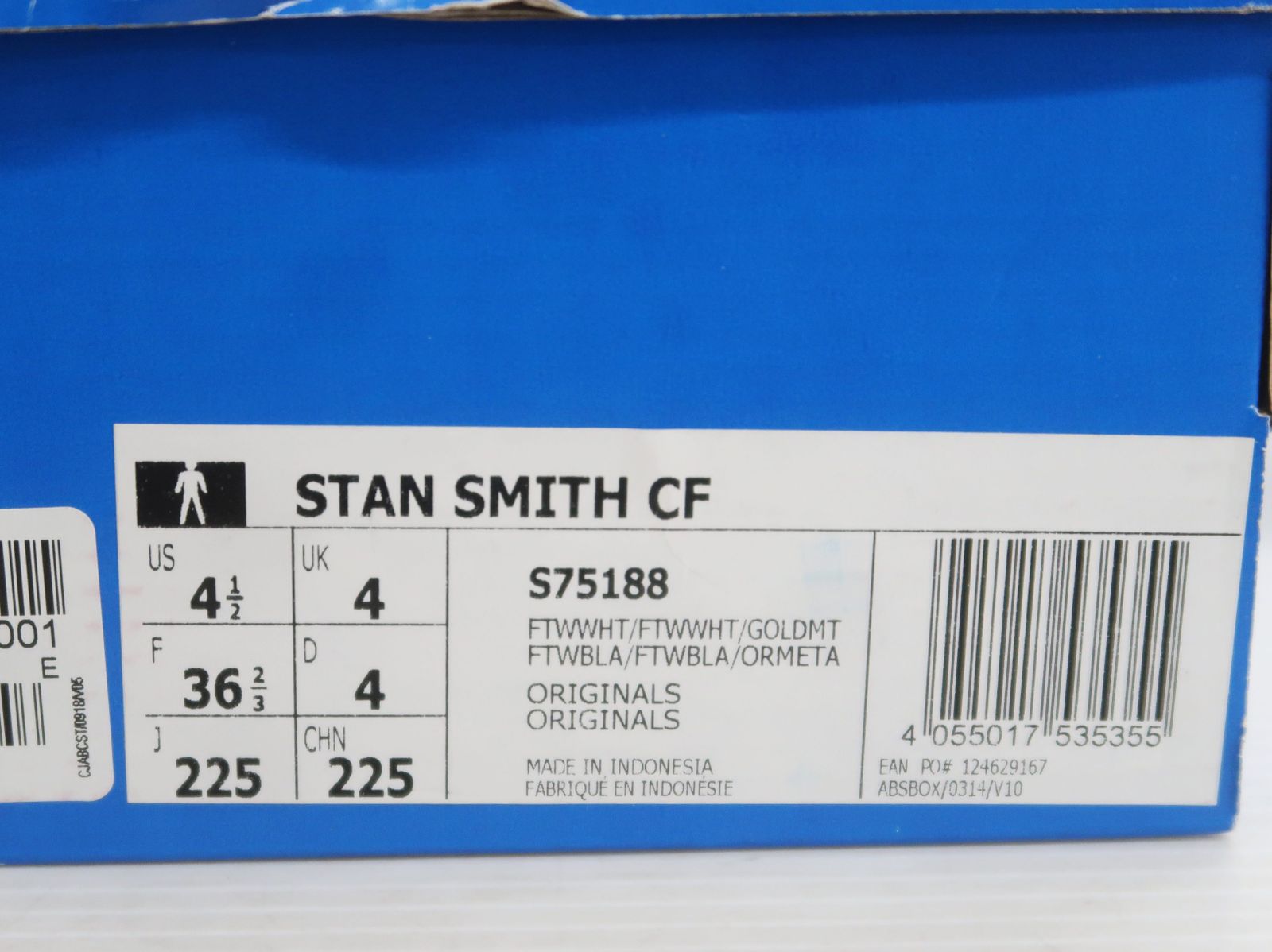 adidas アディダス STAN SMITH CF スタンスミス S75188 ベルクロ スニーカー 22.5㎝