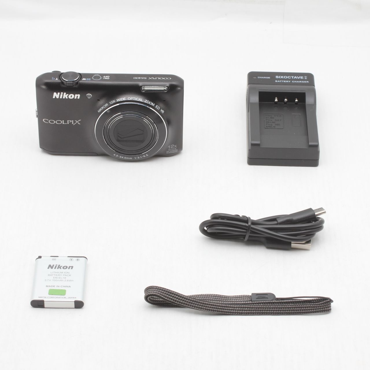 Nikon ニコン コンパクトデジタルカメラ COOLPIX S6400 ブラック