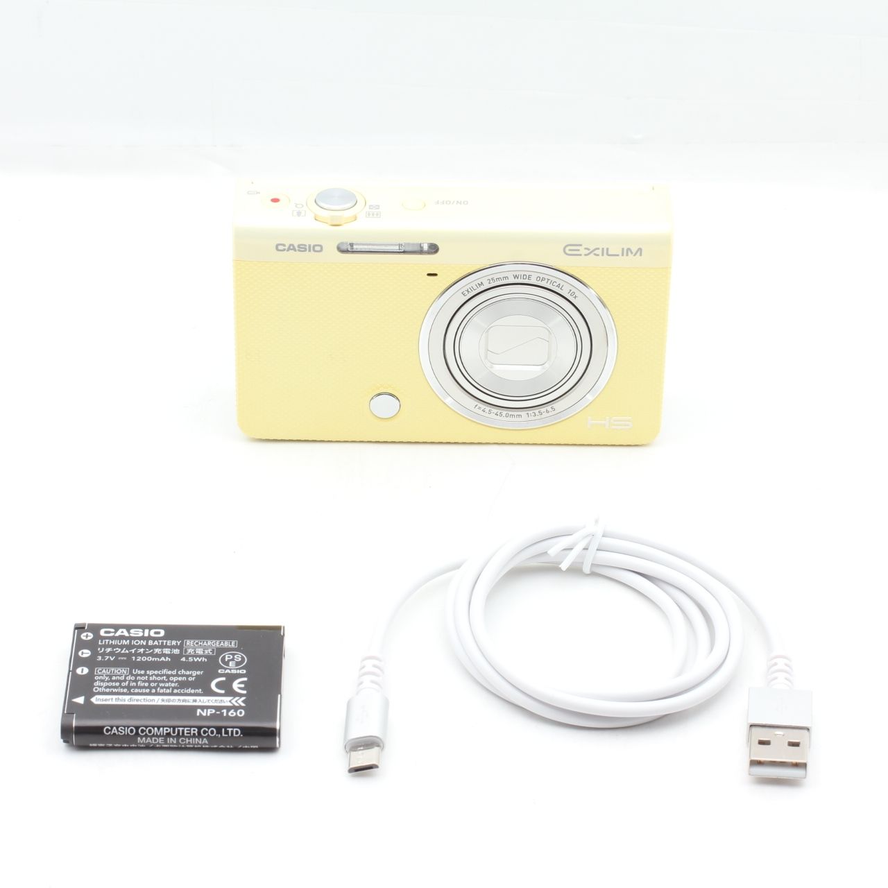 CASIO カシオ デジタルカメラ EXILIM EX-ZR70YW イエロー