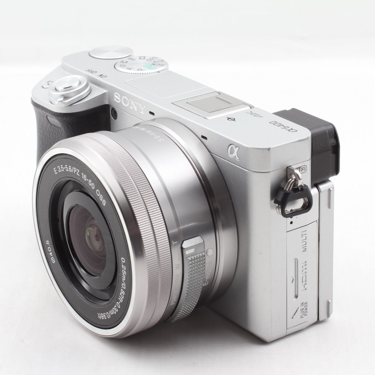 SONY ソニー ミラーレス一眼カメラ α6400 パワーズームレンズ シルバー ILCE 6400 L
