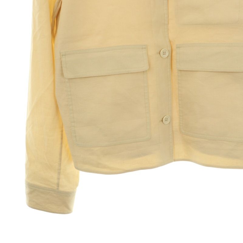 セオリー Theory 25SS GOOD CRUNCH W CASUAL 購入 LS JKT ステンカラー  