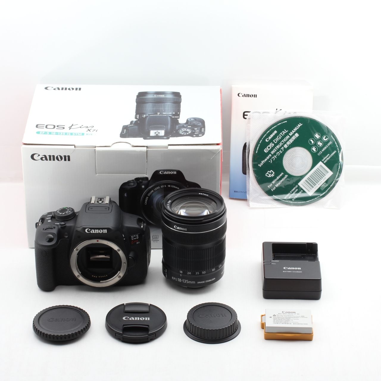 Canon キャノン デジタル一眼レフカメラ EOS Kiss X7i レンズキット EF-S18-135mm
