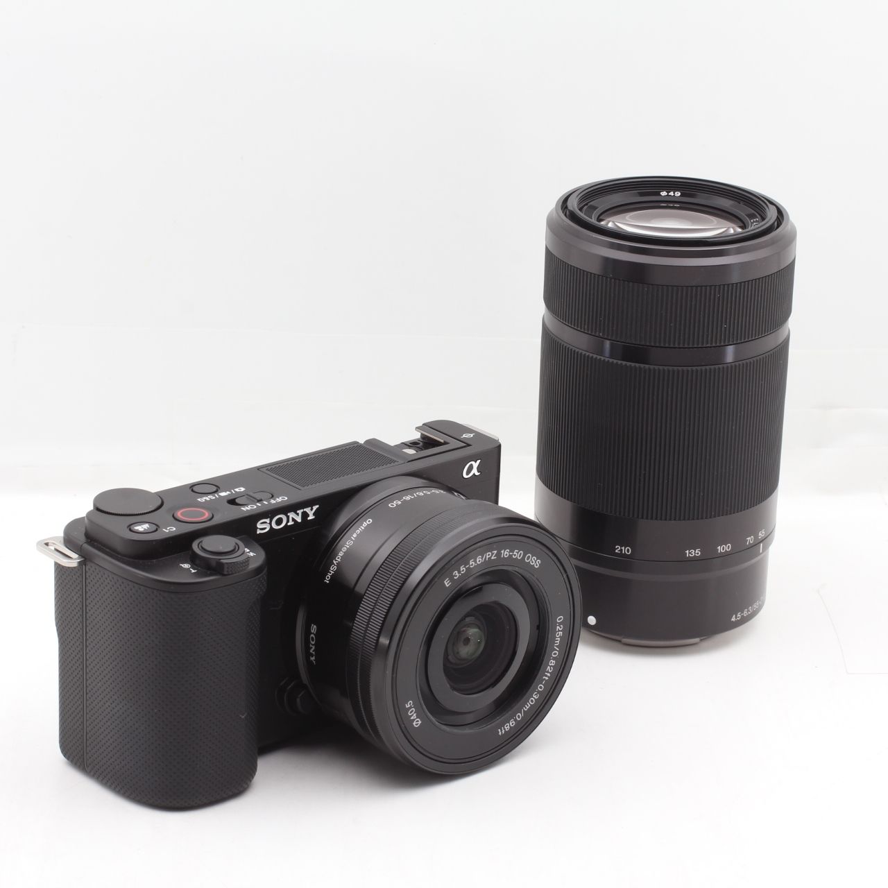 SONY ソニー Vlog用カメラ ミラーレス一眼 ダブルズームレンズキット ブラック ZV E 10 Y