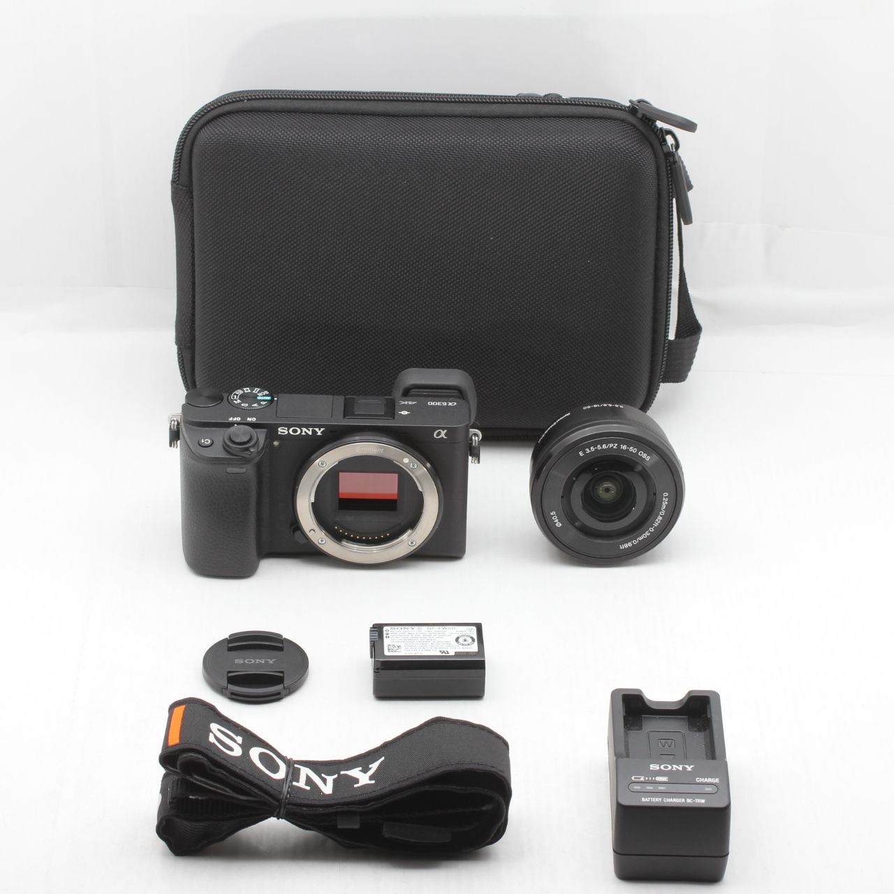 美品】SONY ソニー ミラーレス一眼 α6300 パワーズームレンズキット