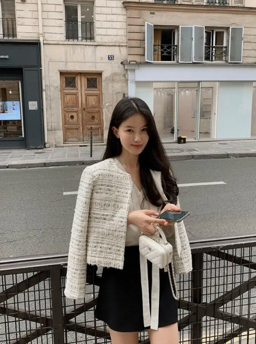 ベニト メルニ グロッシー ツイード ジャケット