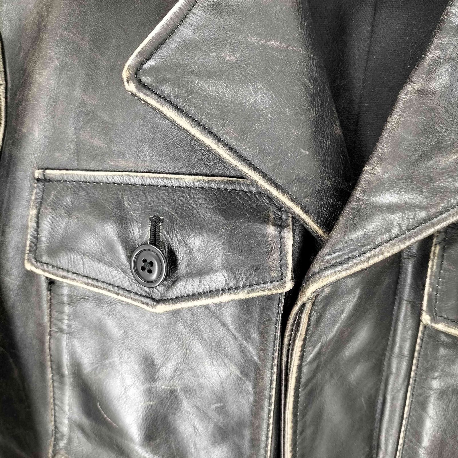 ギャップ Gap 00s M-65 レザージャケット メンズ JPN S KANDAIZUMI_COM