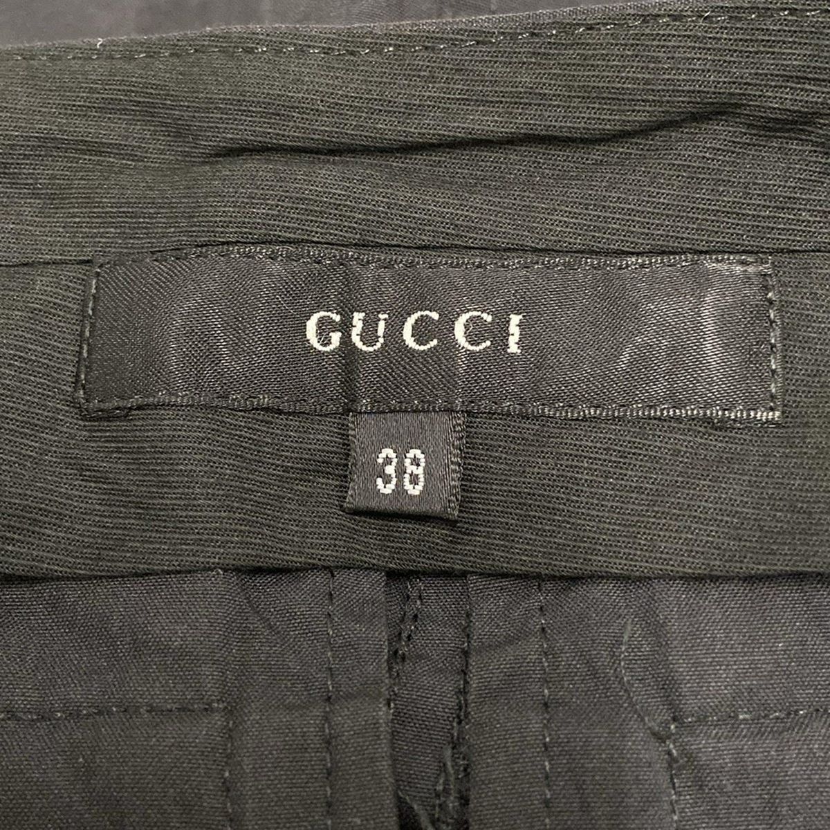 GUCCI(グッチ) スカート サイズ38 S レディース - 0323/WG418 黒 ひざ