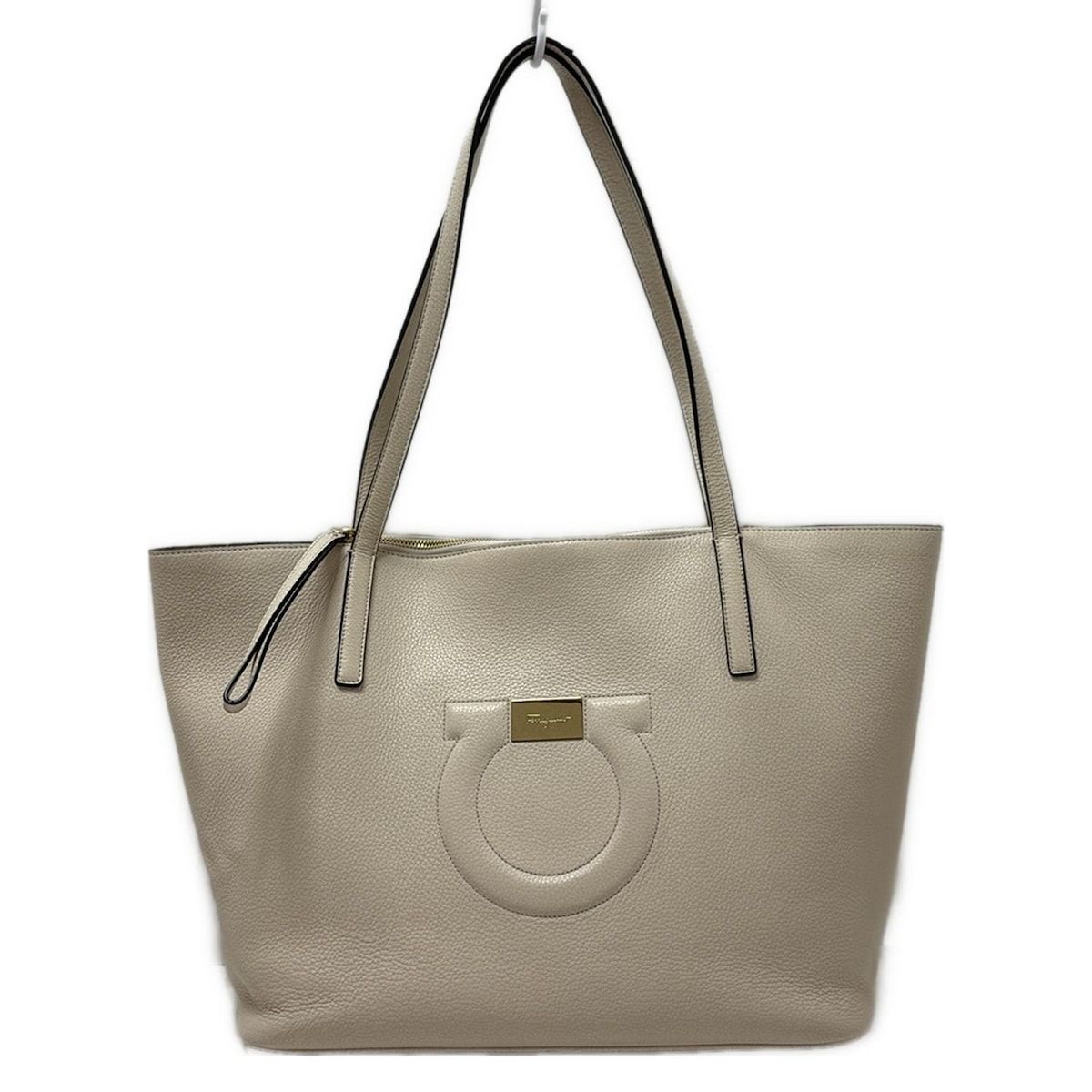 SalvatoreFerragamo サルバトーレフェラガモ ショルダーバッグ ガンチーニ AB-21 H 019 アイボリー レザー