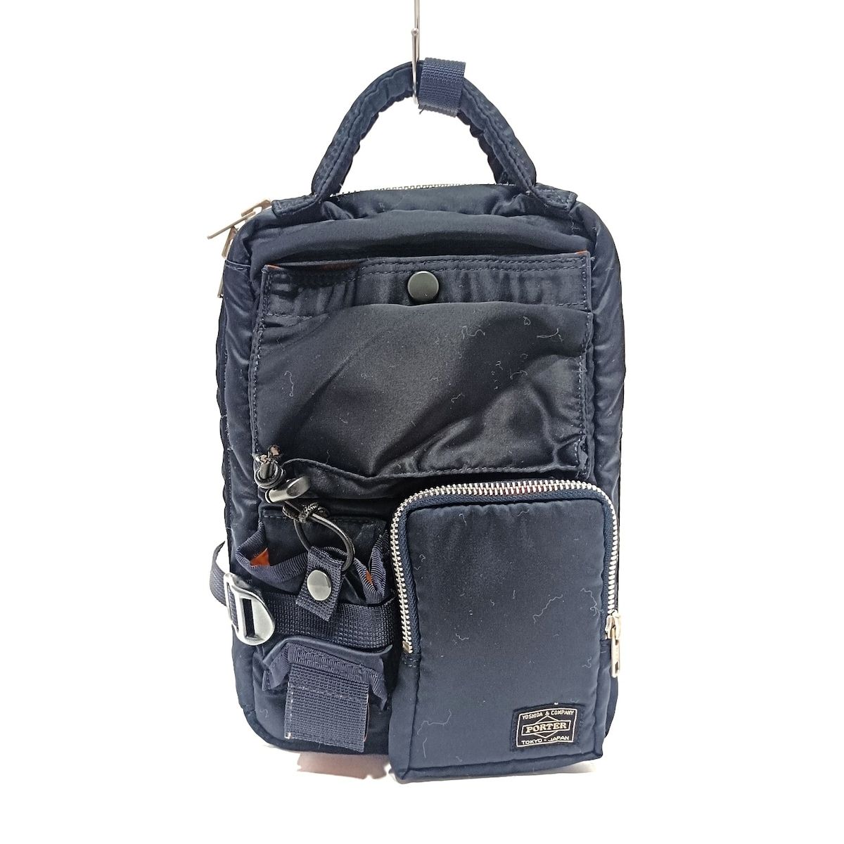 HEADPORTER ヘッドポーター ハンドバッグ タンカー ダークネイビー×黒 2way