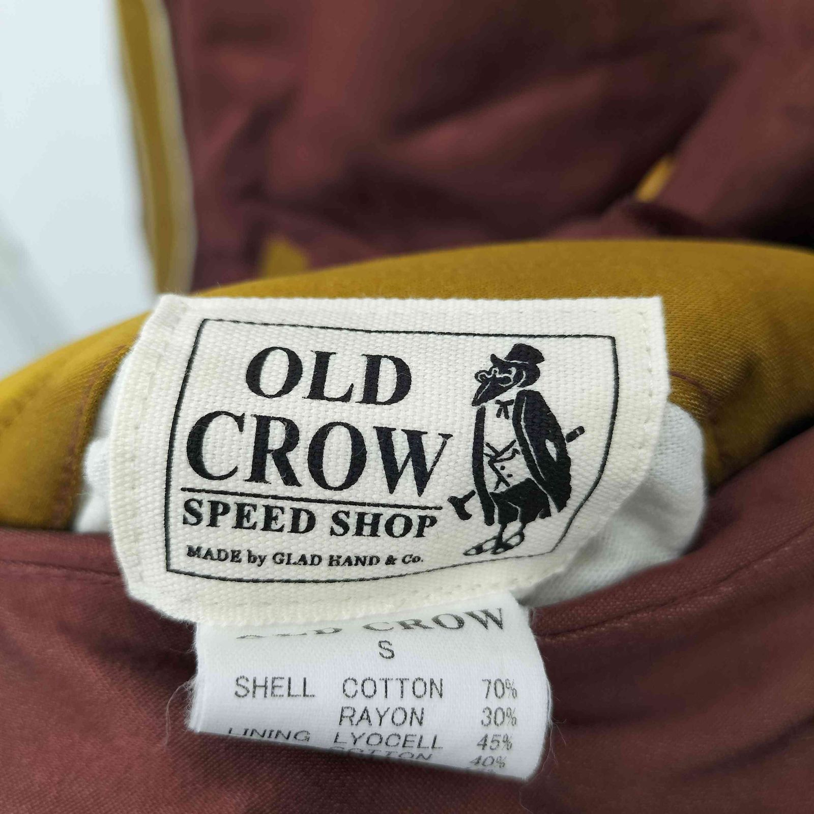 クロウ OLD CROW RACING CLUB - REVERSIBLE JACKET リバーシブル スカジャン メンズ import S KANDAIZUMI_COM