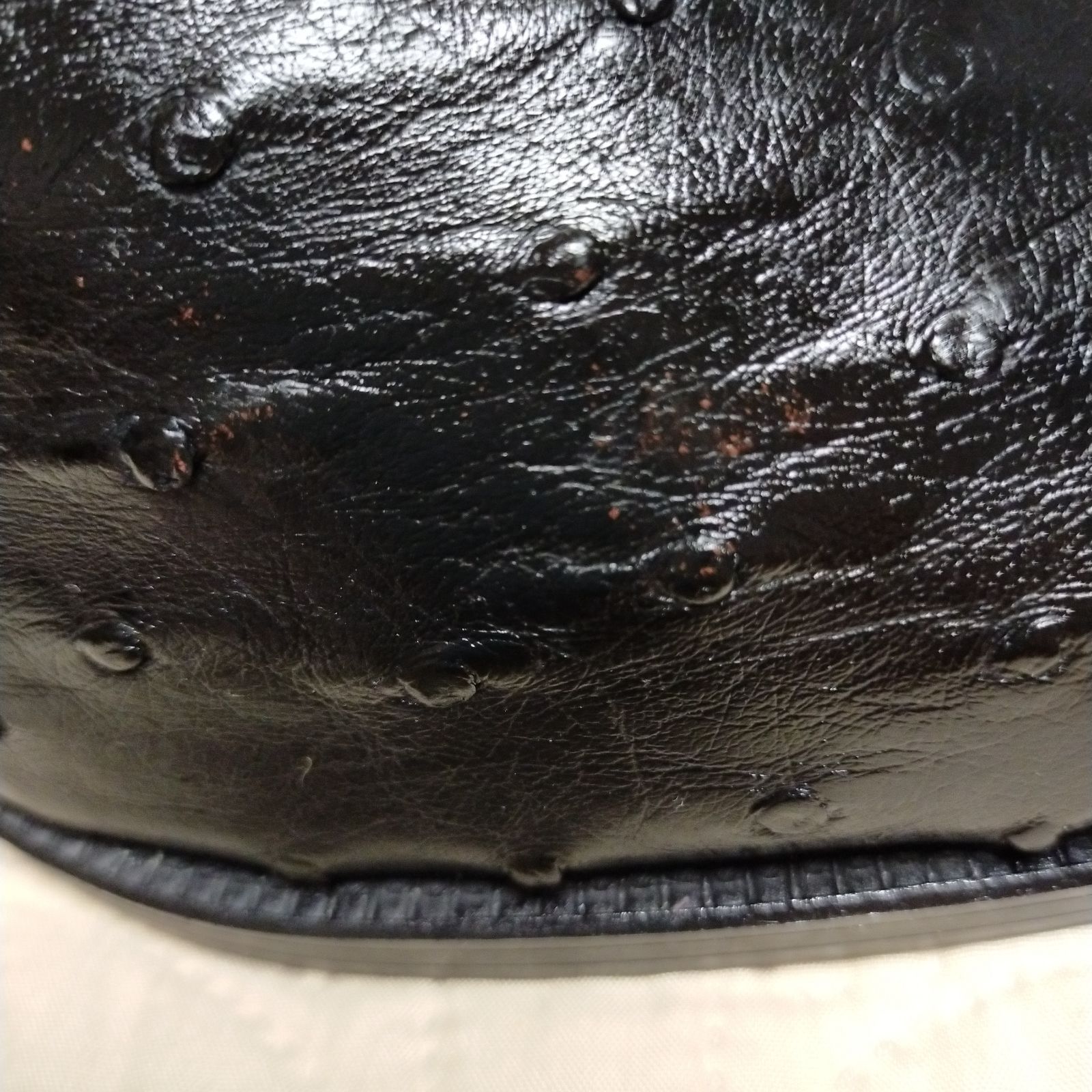  リオーストリッチ 本革 革靴 最 シークレットシューズ オーストリッチ革 5 cmUP プレーン スリッポン 所 国産 ヒールアップシューズ ビジネスシューズ ゆったり 幅広 ４E ワイド フォーマル ダチョウ 黒 ドレス ビジネスシューズ ブーツ 革靴