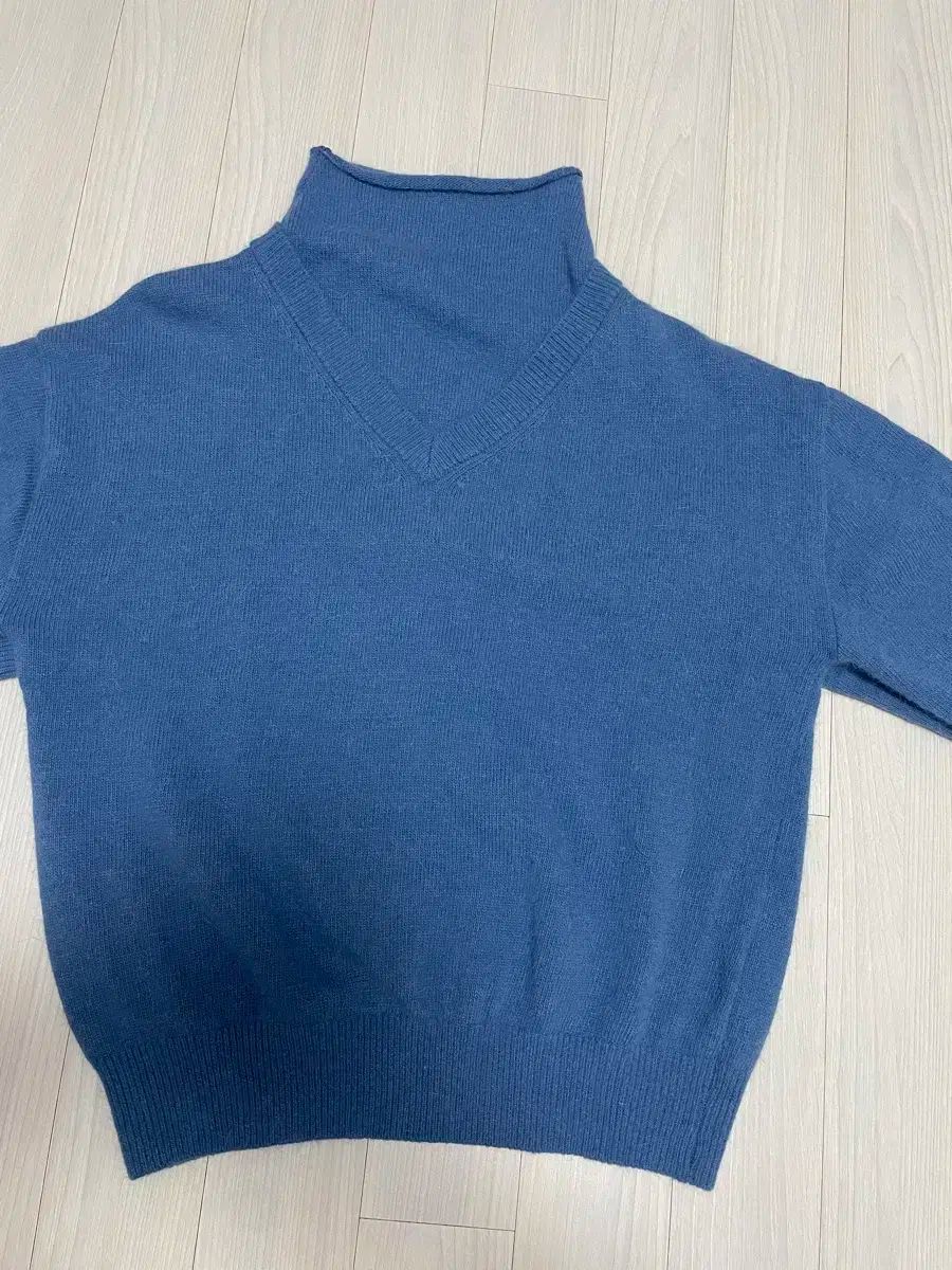 スムードムード Blue Mails Layered Knit