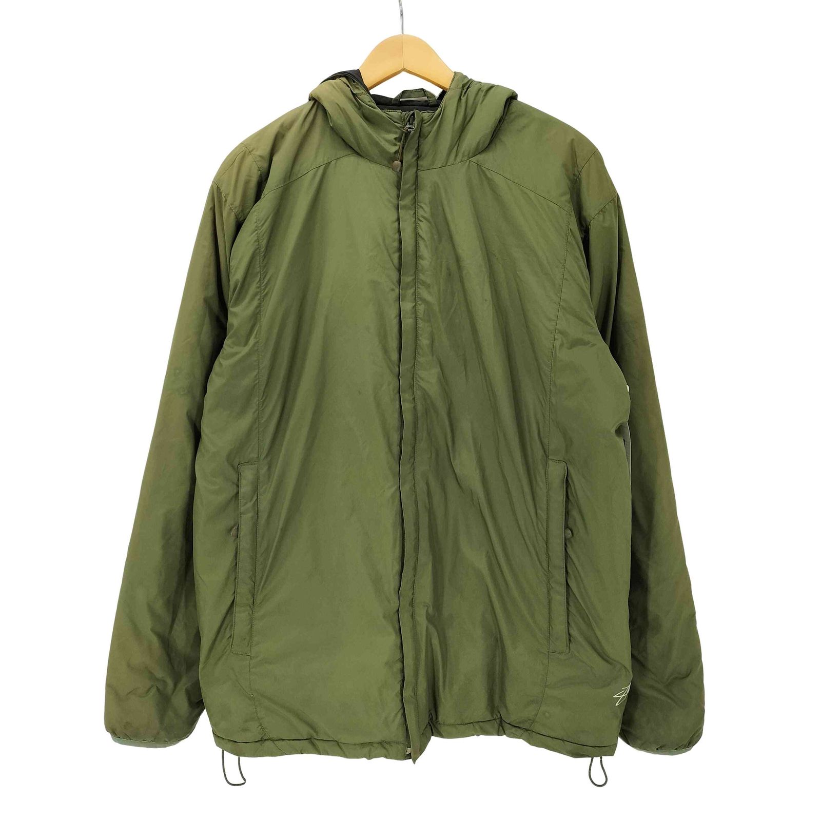 ステューシー Stussy 90-00S AUTHENTIC GEAR ECWCS GEN3 LEVEL7 型 裾 ロゴ フーデッド 中綿 マウンテン パーカー ジャケット メンズ import L