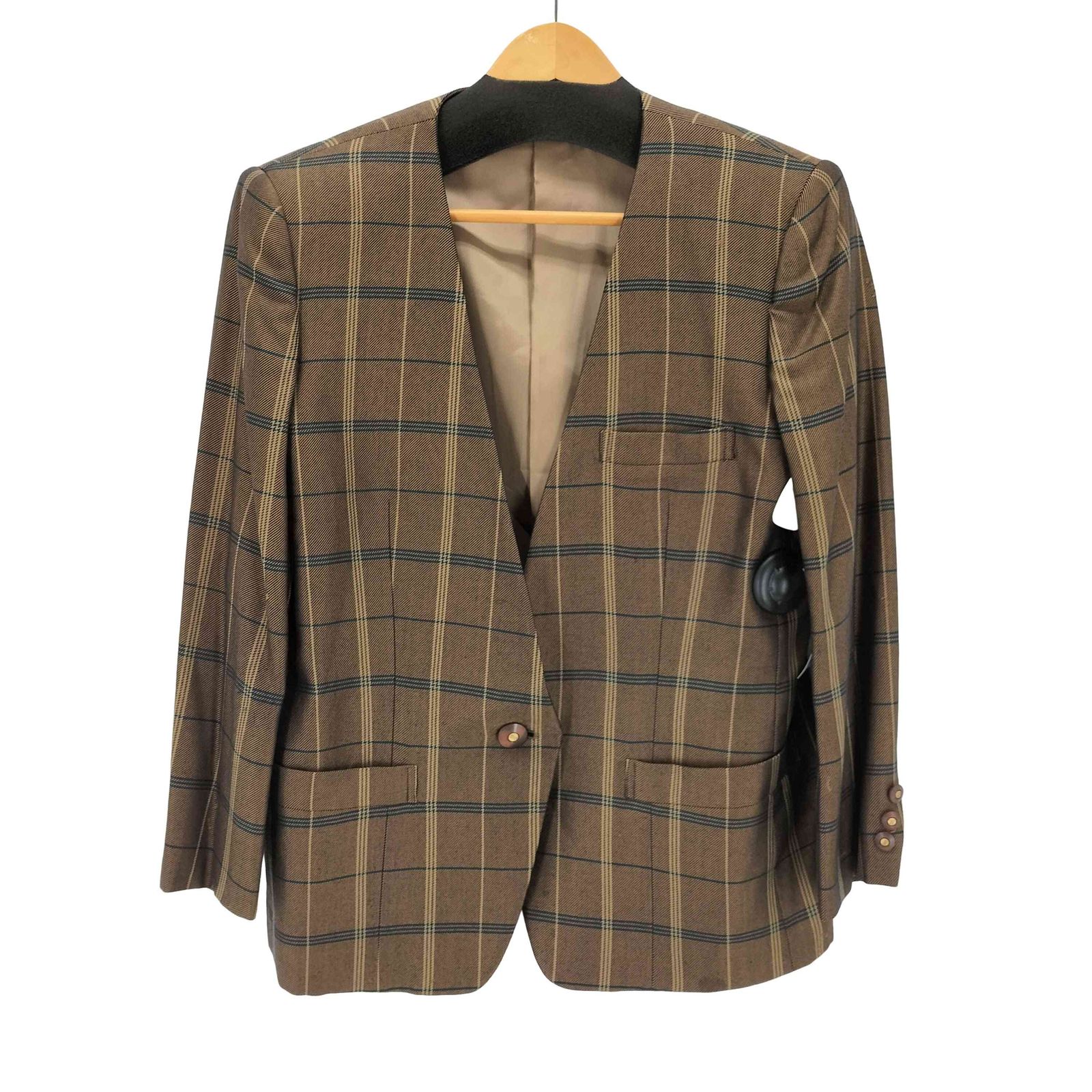 バーバリーズ BURBERRYS ウールシルク混紡 ノー ジャケット レディース 13BR