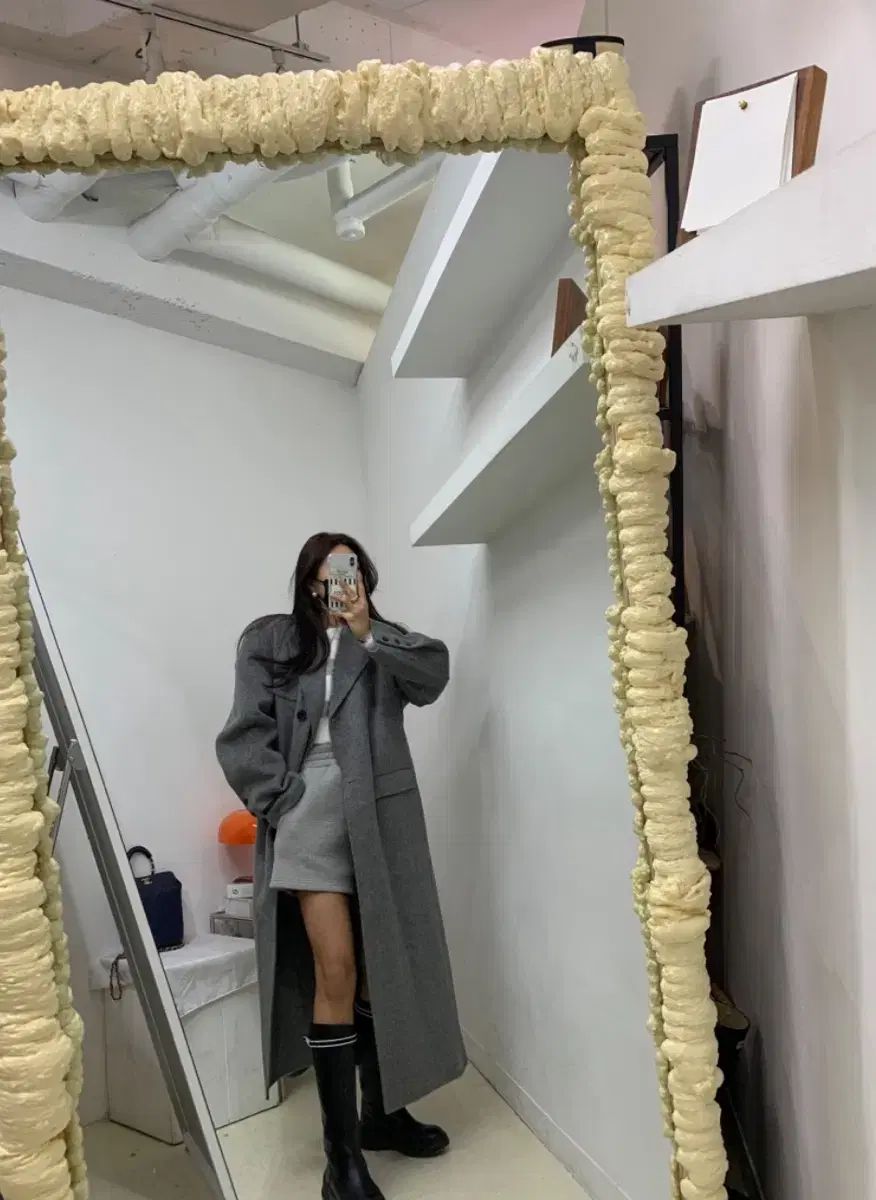 ロング ハンドメイドコート