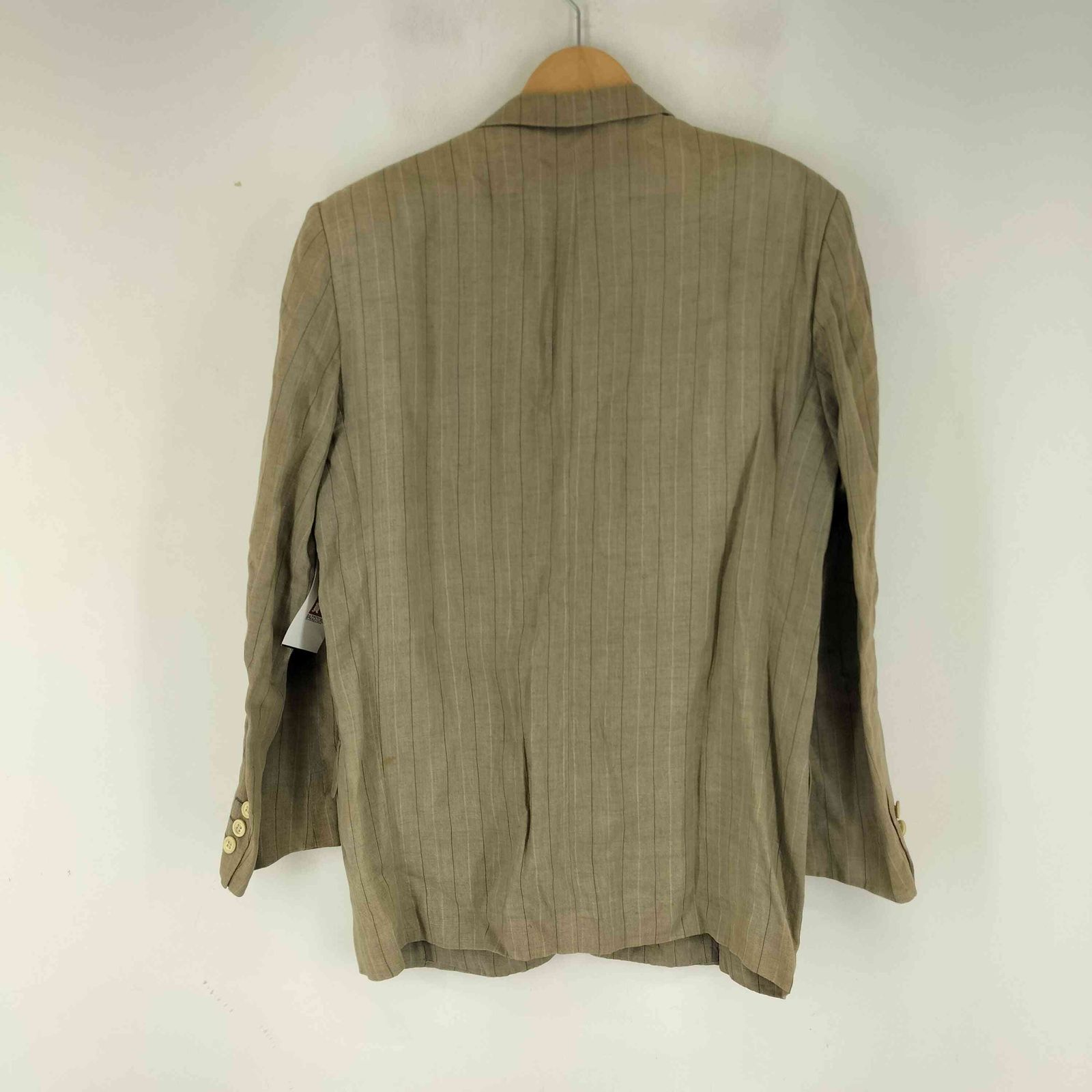 コムデギャルソンオム COMME des GARCONS HOMME 80S ストライプリネン 2Bテーラードジャケット メンズ JPN S