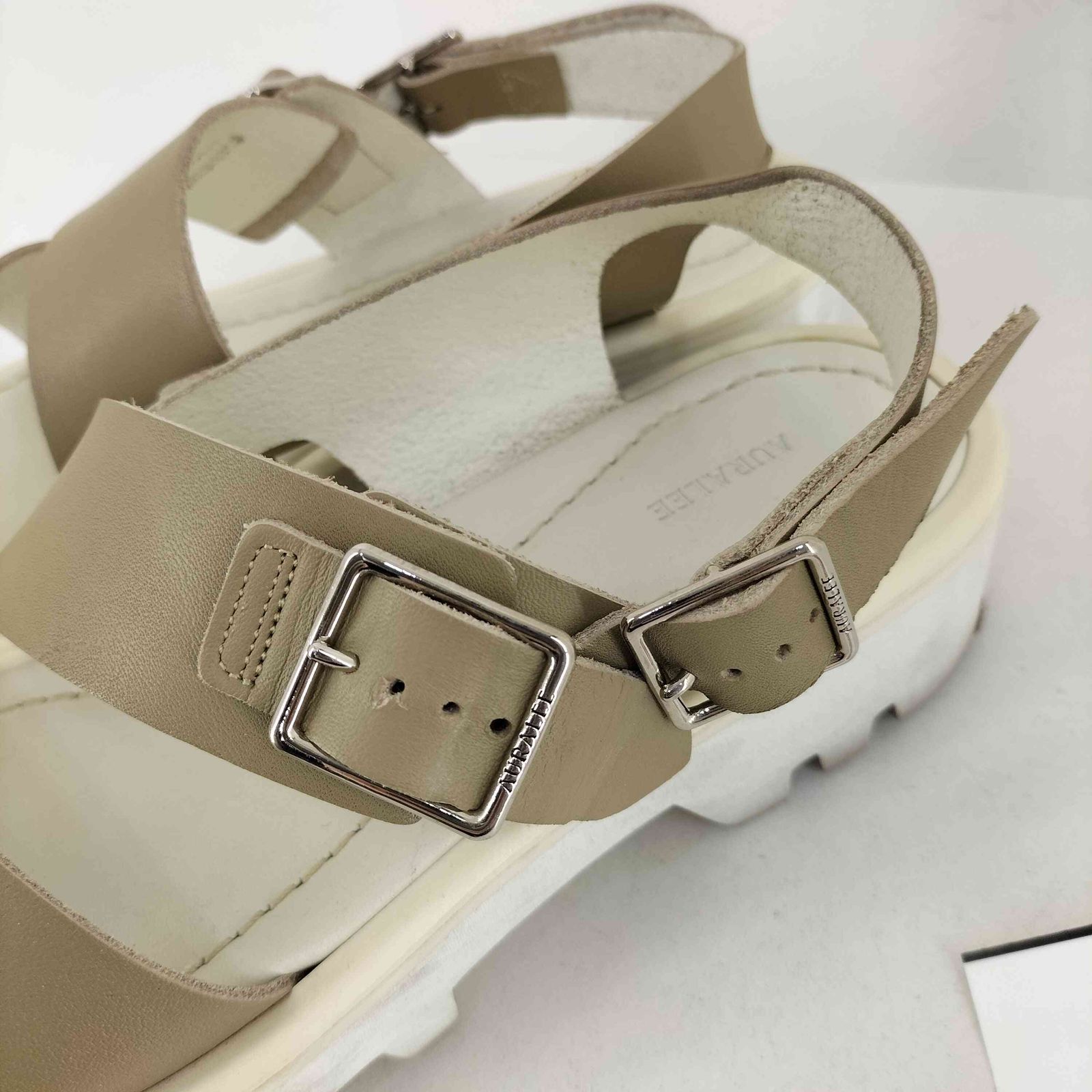  オーラリー AURALEE LEATHER BELT SANDALS MADE BY FOOT THE COACHER レディース 5 1 2 サンダル サンダル ミュール