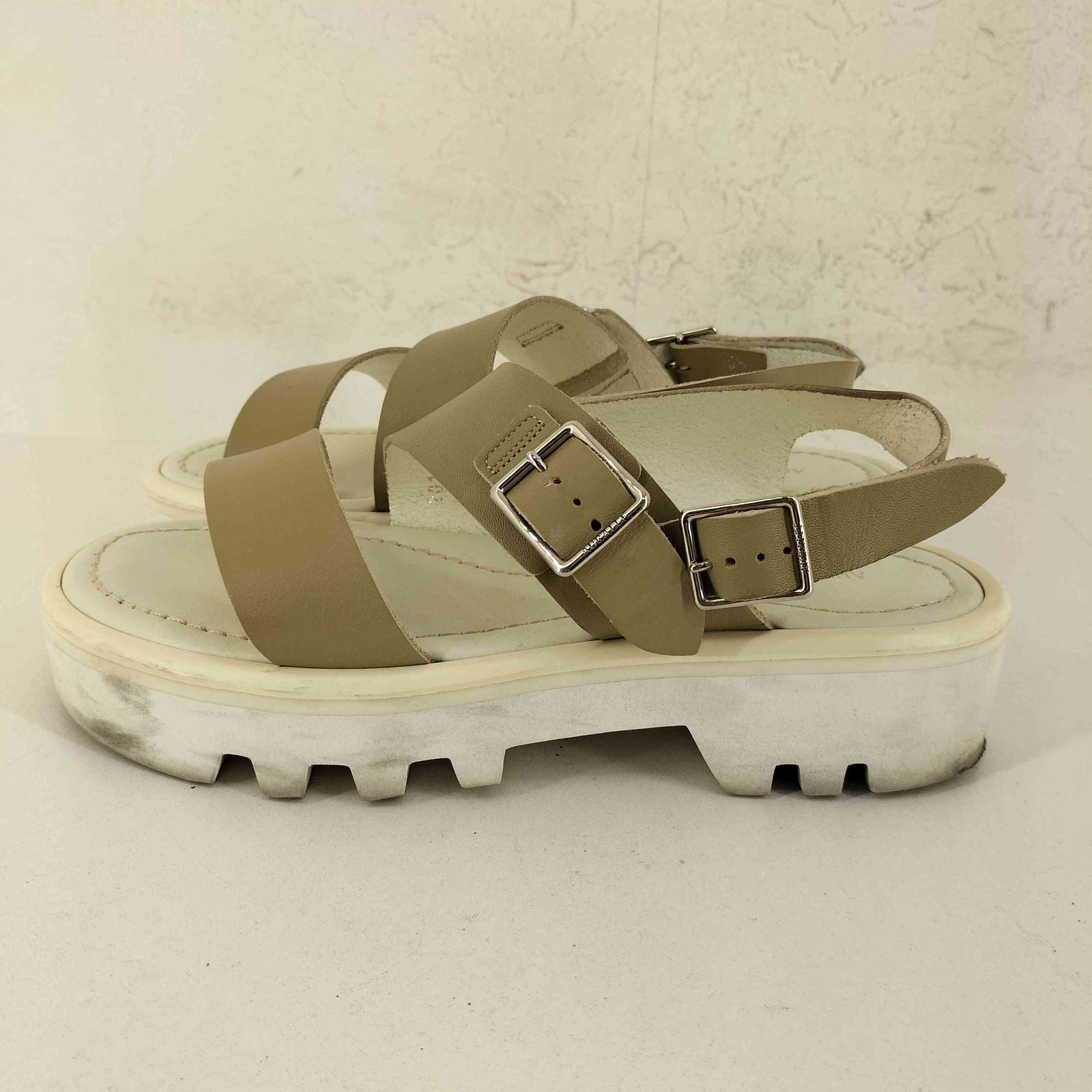 オーラリー AURALEE LEATHER BELT SANDALS MADE BY FOOT THE COACHER レディース 5 1 2