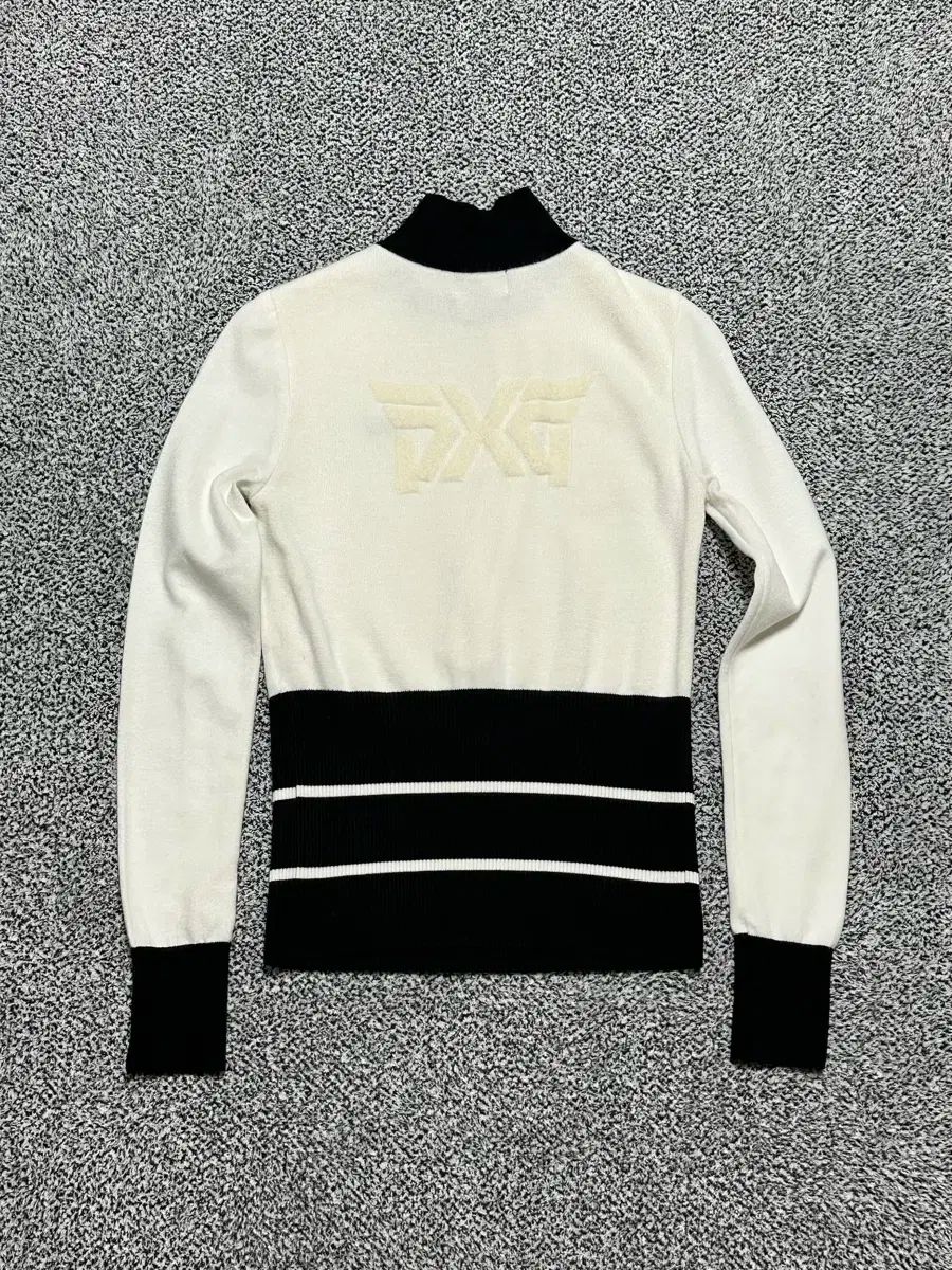 ニット ハーフジップ