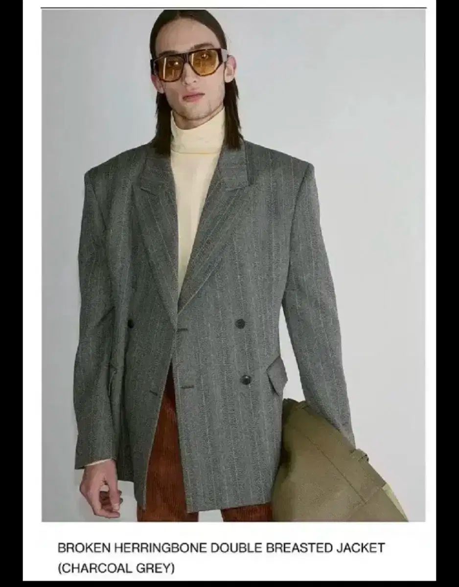 レクト ヘリンボーン ブレーザー m