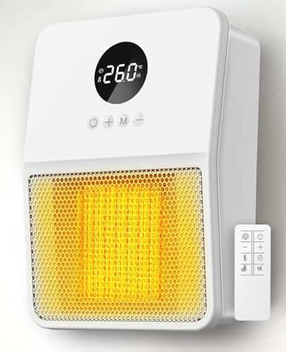 ヒーター 壁掛け 人感センサー付き セラミックヒーター ヒートショック対策 2秒速暖 3way使用 暖房器具 大風量 電気ストーブ ファンヒーター 3段階調整 800W 1200W ディスプレイ表示 切り忘れ防止 二重過熱保護 メ a023c59e