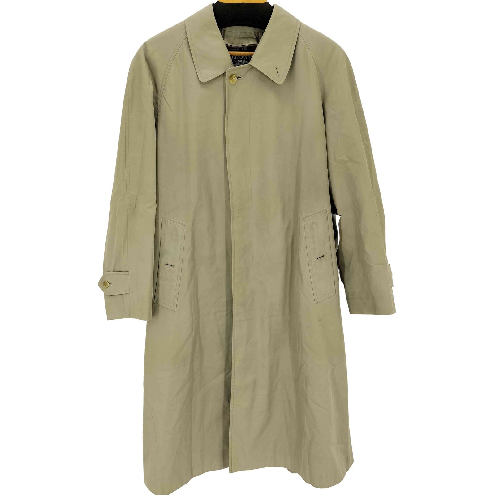 バーバリーズ BURBERRYS 裏地ノバチェック 比翼ステン コート メンズ 表記無