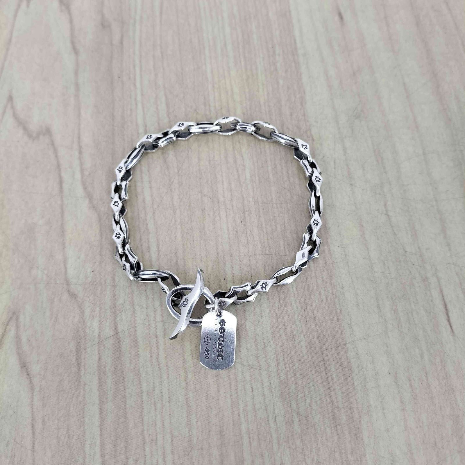 ヨウジヤマモト Yohji Yamamoto SILVER 950 GOTHIC CHAIN BRACELET メンズ 表記無