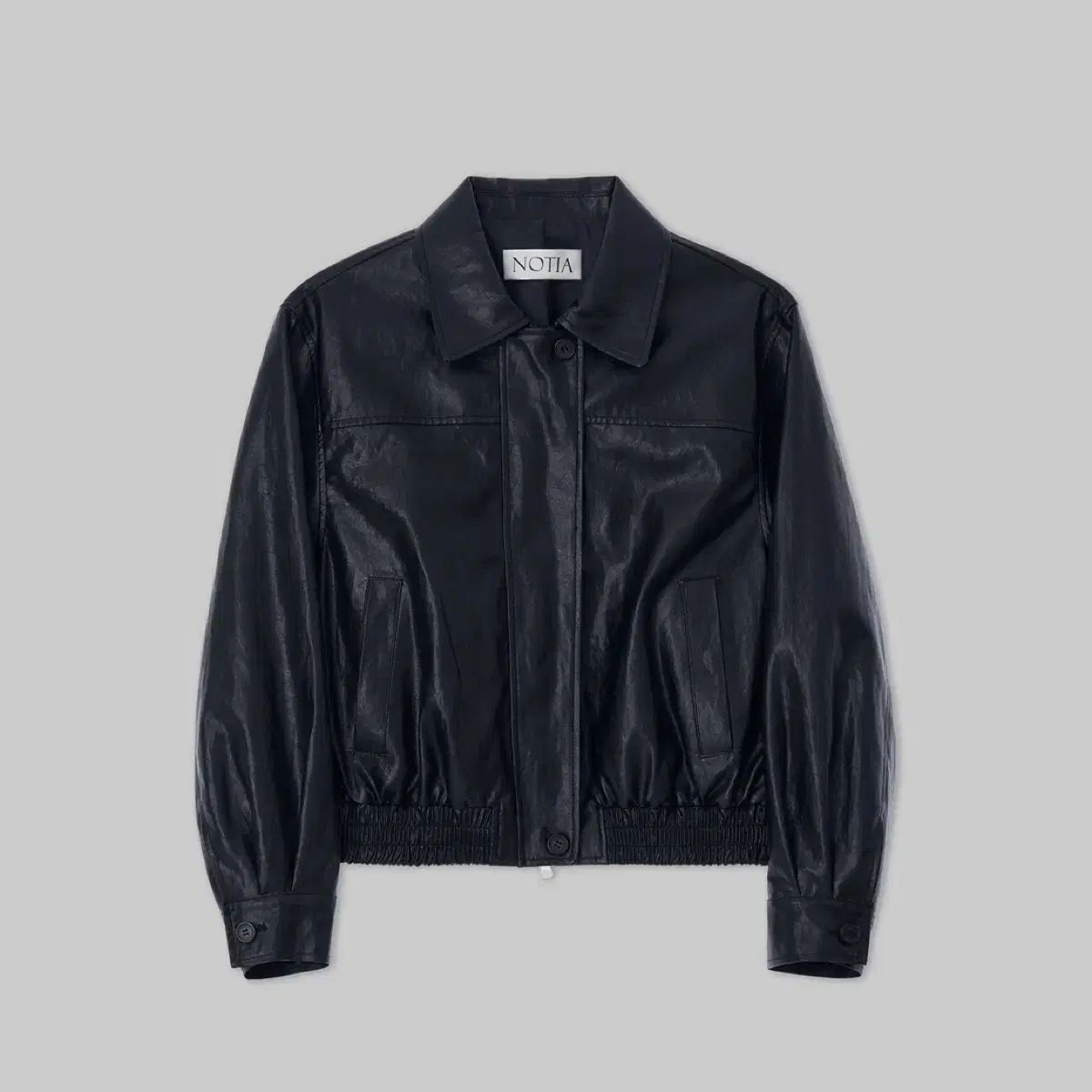ノーティア ヴィーガンレザー バイカージャケット