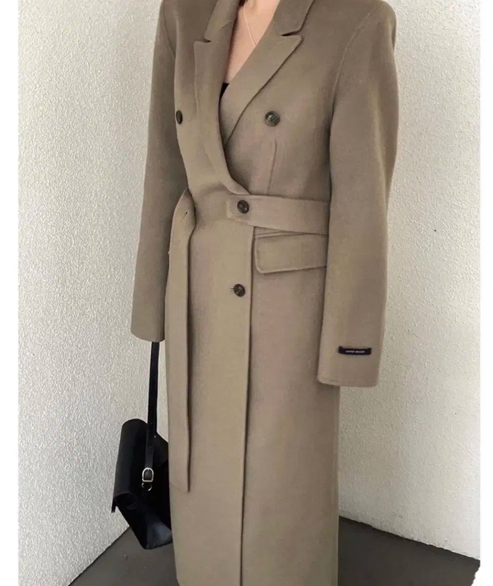 ウールハンドメイドロングコート