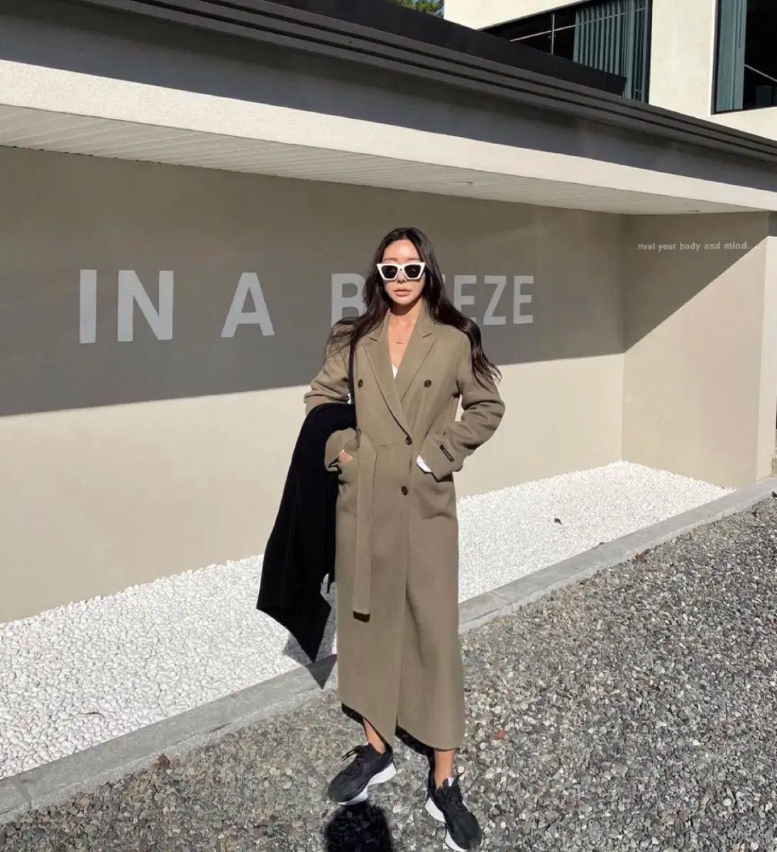 ウールハンドメイドロングコート